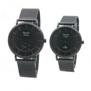 Alexandre Christie AC 8586 Full Black Couple